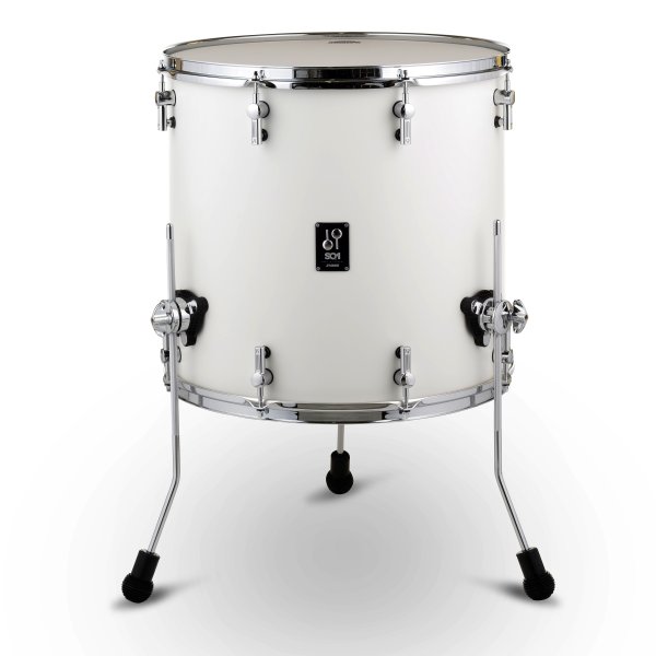 SQ1 Series Floor Tom 18" x 17", Satin Pure White