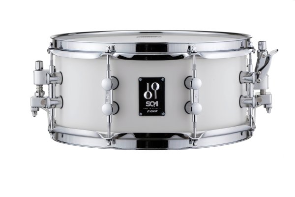 SQ1 13" x 6" Snare Drum, Satin Pure White