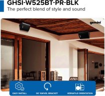 5.25" 150W Powerful Bass Waterproof Bluetooth Wall & Ceiling Mount Wired Speakers (Pair)