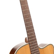 Essence Series OM Cutaway Acoustic Guitar, Natural Semi Gloss