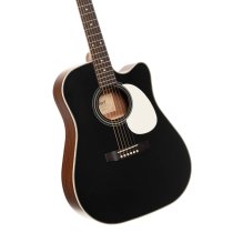 MR Series Dreadnought body Acoustic Guitar, Black Satin