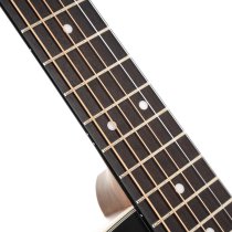 Luce Series OM body Acoustic Guitar, Black Satin