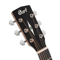 Luce Series OM body Acoustic Guitar, Black Satin