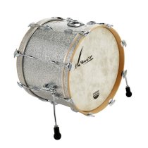 Vintage Series 24″ x 14″ Bass Drum, Vintage Silver Glitter