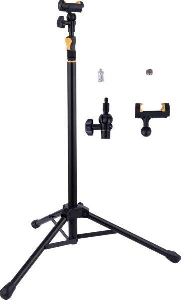 Camera and Lighting Floor Stand With Smartphone Adaptor