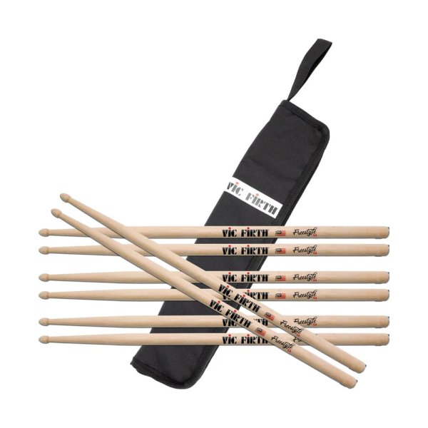 American Concept FS5A Drumstick Bundle (4 Pairs + Essential Stick Bag)