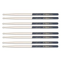 DIP Series 5A Wood Tip Drumstick Bundle (4 Pairs + Towel and Drum Key)