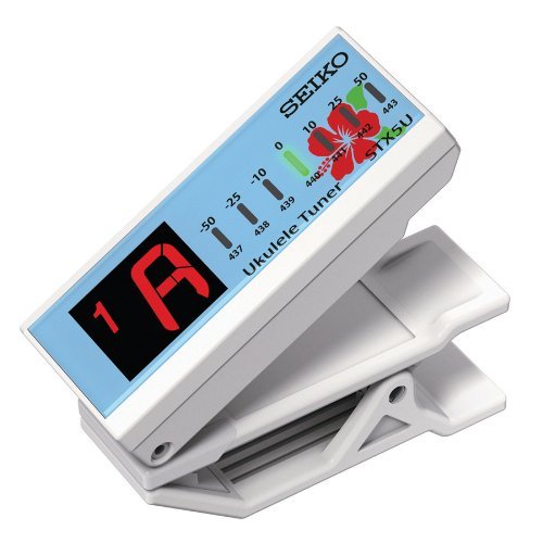 Clip-On Ukulele Tuner, White