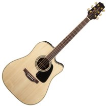 Dreadnought Cutaway Acoustic-Electric Guitar, Natural