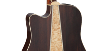 Dreadnought Cutaway Acoustic-Electric Guitar, Natural