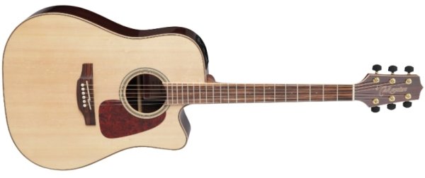 Dreadnought Cutaway Acoustic-Electric Guitar, Natural