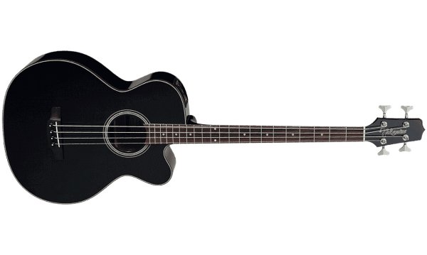 G Series Acoustic Electric Bass Guitar, Venetian Cutaway, Black