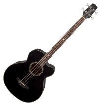 G Series Acoustic Electric Bass Guitar, Venetian Cutaway, Black