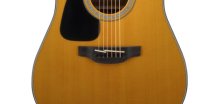 Acoustic-Electric Guitar Left-Handed Dreadnought Cutaway, Natural