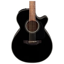 FXC Cutaway Acoustic-Electric Guitar, Black