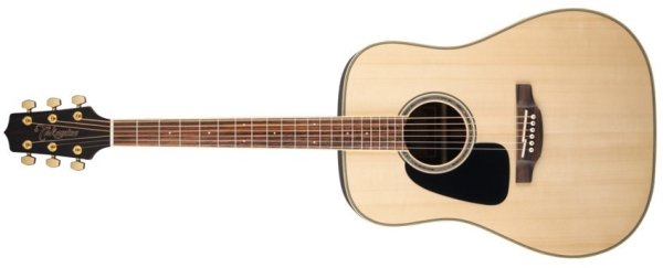 Acoustic Guitar Left-Handed Dreadnought, Natural