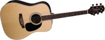 Pro Series Glenn Frey Dreadnought Acoustic Electric Guitar, Natural with Case