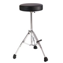 Short 21″ Stool with Round Seat, Fold Up Tripod with Foot Rest