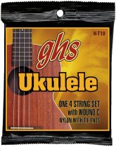 Tenor Ukulele Strings, Black Nylon/Aluminum