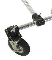 9″ Heavy Duty Caster with Brake and Fill Swivel Adjustment