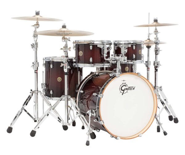 Catalina Maple 5-Piece Drum Shell Pack, Deep Cherry Burst