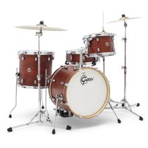 Catalina Club 4 Piece Drum Shell Pack, Satin Walnut Glaze