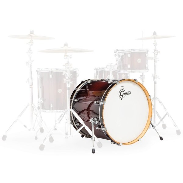 Catalina Maple 22-Inch Bass Drum, Dark Cherry Burst