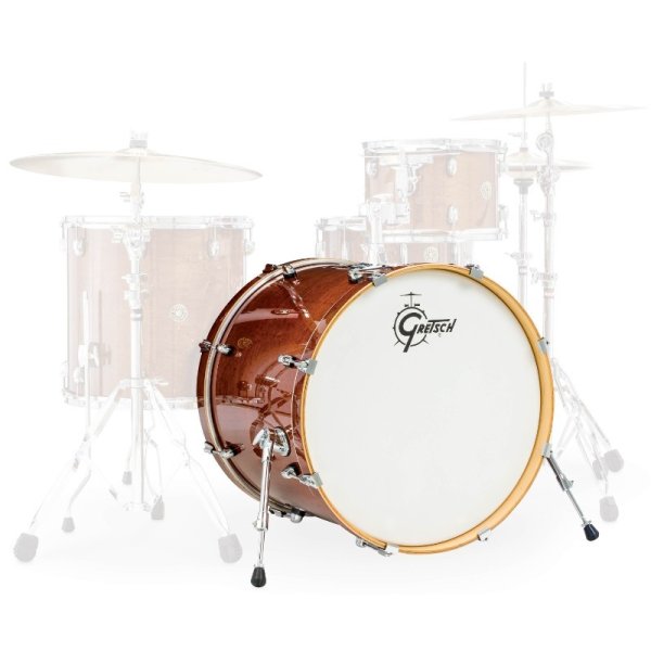 Catalina Maple 20-Inch Bass Drum, Walnut Glaze