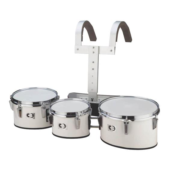 Tournament Series 8"/10"/12" Marching Tri Toms with Carrier