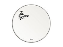 22" Coated Bass Drum Head Offset Logo