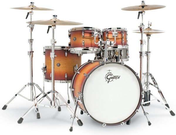 Renown Satin Tobacco Burst 4pc Drum Kit