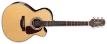 G90 Series NEX Cutaway Solid Spruce Acoustic/Electric Guitar With Case, Natural Gloss