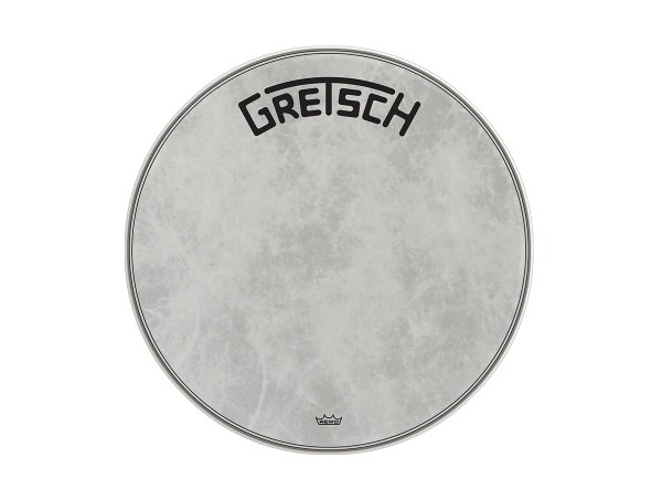 22" Broadkaster Logo Fiberskyn Bass Drum Head