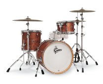 Catalina Club 3 Piece Drum Shell Pack, Satin Walnut Glaze