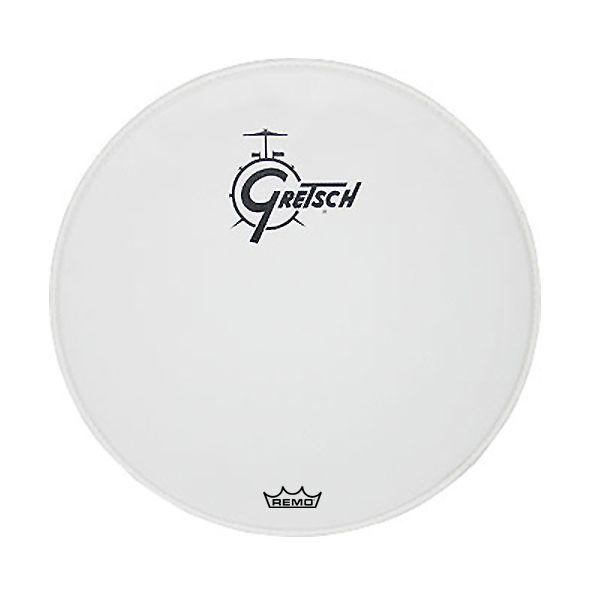 18" Gretsch Logo Coated Bass Drum Head