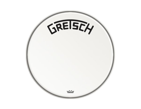 18" Broadkaster Logo Coated Bass Drum Head