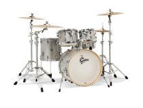 Catalina Maple 5 Piece Shell Pack w/ 22″ Bass Drum, Silver Sparkle