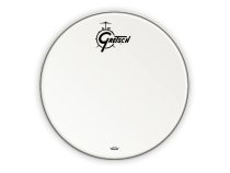 Single-Ply White 26″ Resonant Bass Drum Head w/ Black Logo