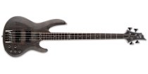 LTD Electric Bass See Thru Black Satin