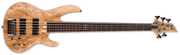 LTD Fretless Bass Guitar NATURAL SATIN