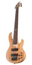 LTD 6-String Electric Bass Natural Satin