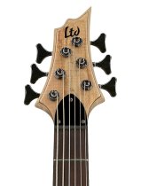 LTD 6-String Electric Bass Natural Satin