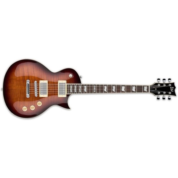 LTD Electric Guitar Dark Brown Sunburst