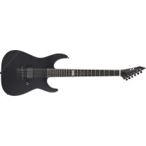 E-II M-I THRU NT Electric Guitar, Black Satin