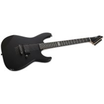 E-II M-I THRU NT Electric Guitar, Black Satin