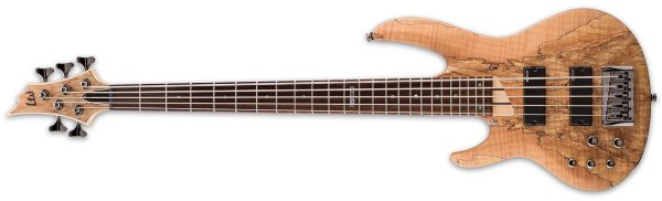 LTD Left-Handed Bass Guitar Ash Natural Satin