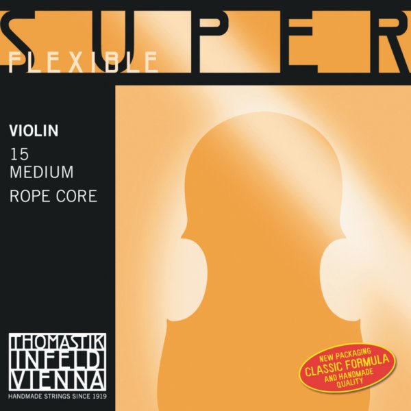 Violin Strings Superflexible Set E-Aluminium 4/4