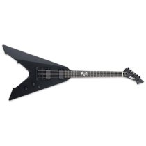 James Hetfield Signature Vulture Electric Guitar, Black Satin