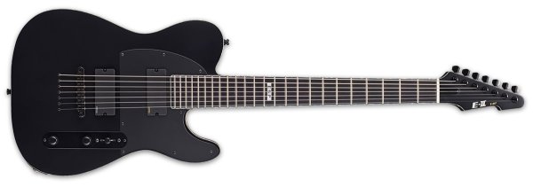 LTD E-II T-B7 BARITONE BLACK SATIN ELECTRIC GUITAR