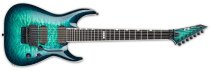 E-II HORIZON FR-7 BLACK TURQUOISE BURST